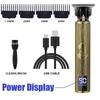 Vintage T9 Barber Clipper Rechargeable Cordless Hair Trimmer Kit For Men Professional Grade With Dragon Engraved Retro Design