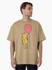Winnie the Pooh Winnie the Pooh Pattern with Red and Blue Balloons Oversized T-Shirt