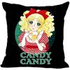 45x45cm Candy Candy Polyester Cushion Cover Children's Room Decoration Pillow Case Living Room Chair Sofa Home Decoration 1007