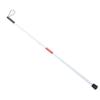 Durable Foldable Blind Cane Aluminum Alloy Non-Slip Walking Cane Stick Reflective White & Red Walking Stick Visual Impaired