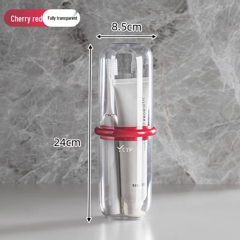 Portable Travel Toothbrush and Rinsing Cup for Kids - Tooth Mug & Holder