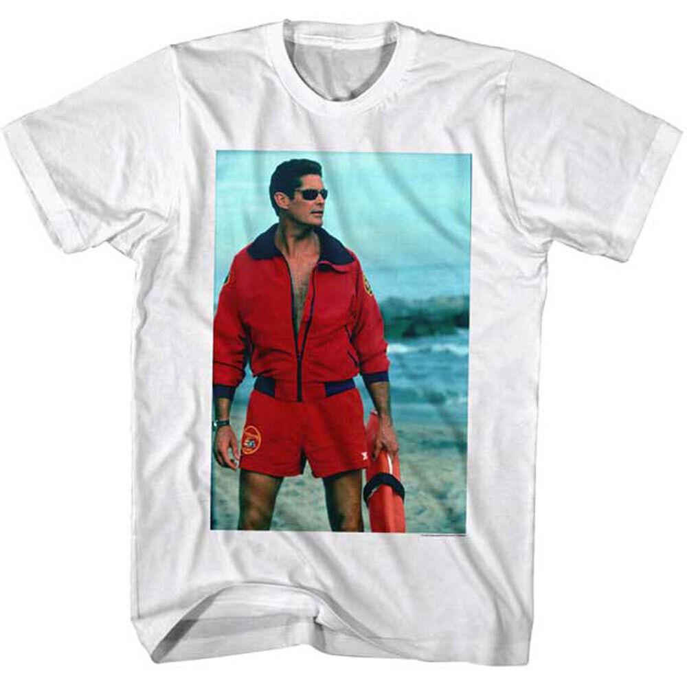

Baywatch On The Beach White Unisex T-shirt