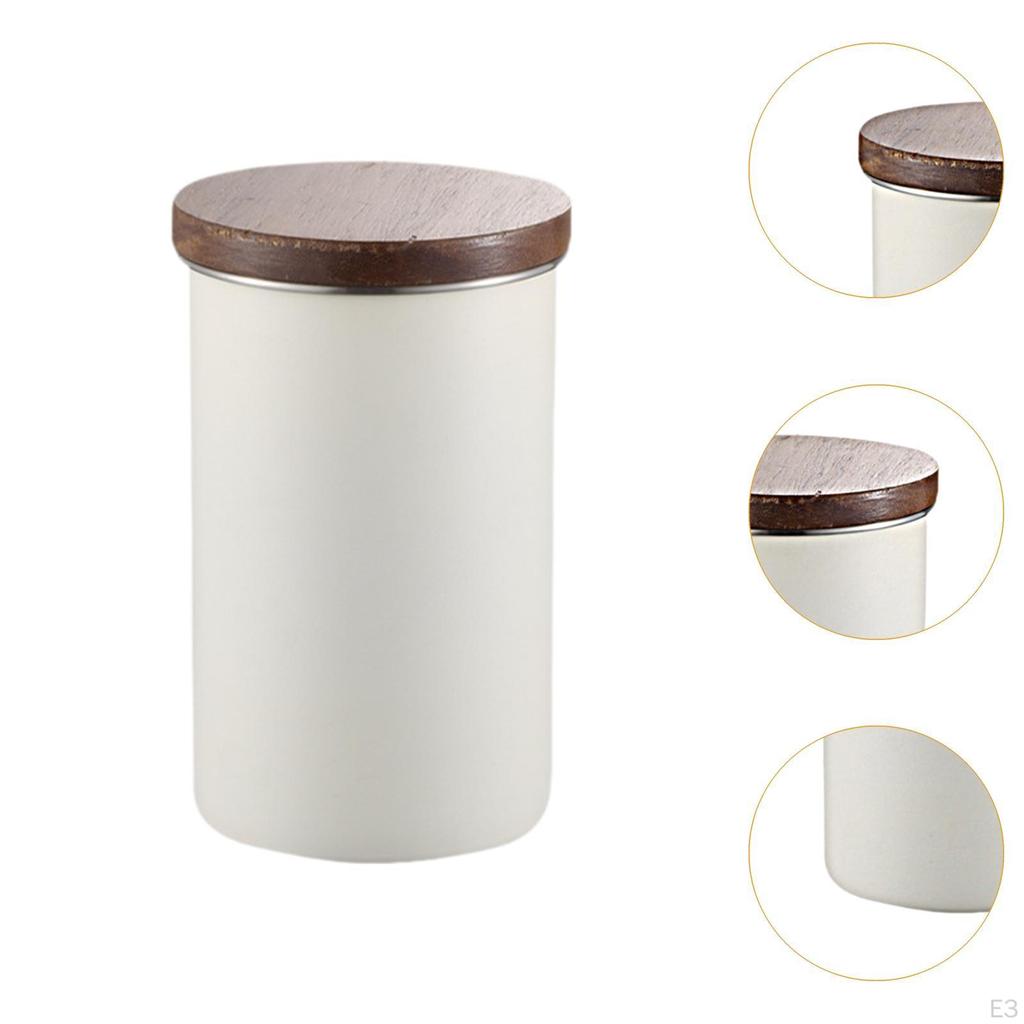 Food Container Airtight Kitchen Jar Tea Coffee Powder Storage Canister for Bath