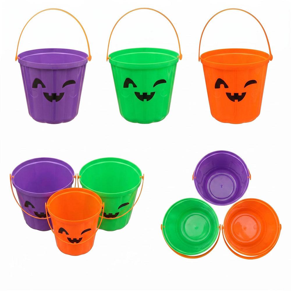 Halloween Colorful Music Pumpkin Lantern & Candy Jar with Sound Control
