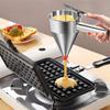 B97A-Stainless Steel Funnel Cake Dispenser With Stand Squeeze Handle,For Pancake Batter- Cupcake Compatible Maker Tool