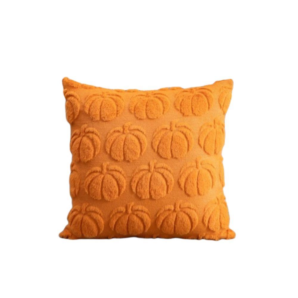 Наволочки с рисунком тыквы квадратные моющиеся наволочки декоративные наволочки на Хэллоуин для осеннего урожая 18 x 18 in оранжевый 5179₽