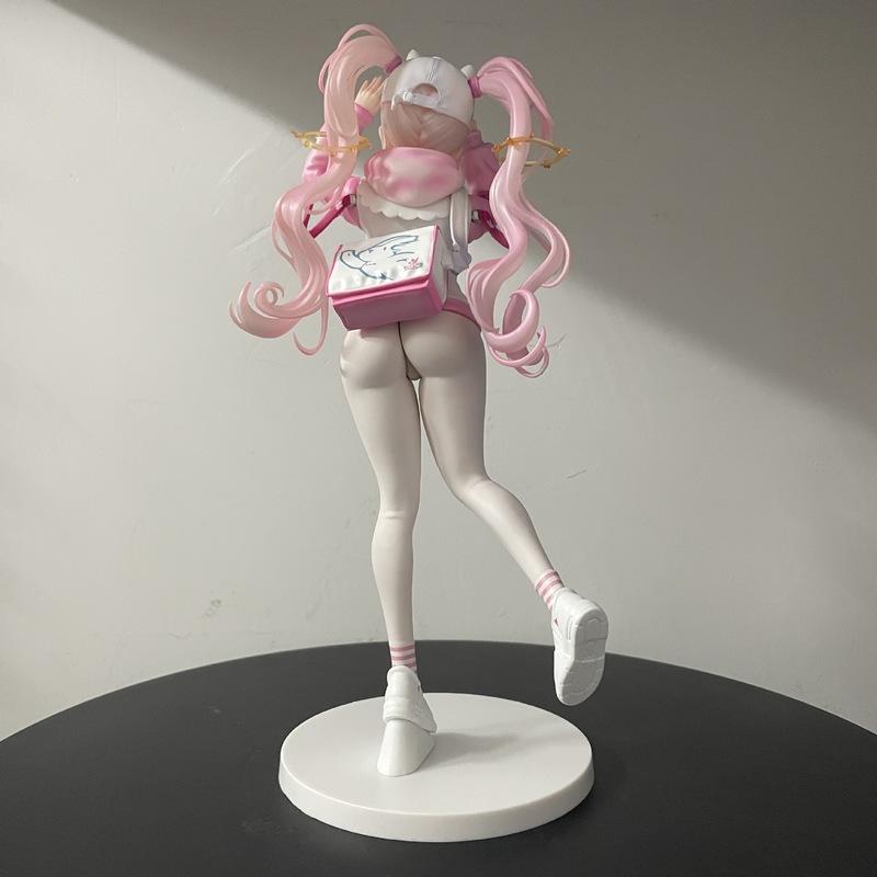 26cm Nikke Alice Model Ružový Zajačik Akčná Figúrka Stojaca Dievčenská Bábika GK Soška Anime Hra Ozdoba Zberateľské Hračky pre Dievčatá
