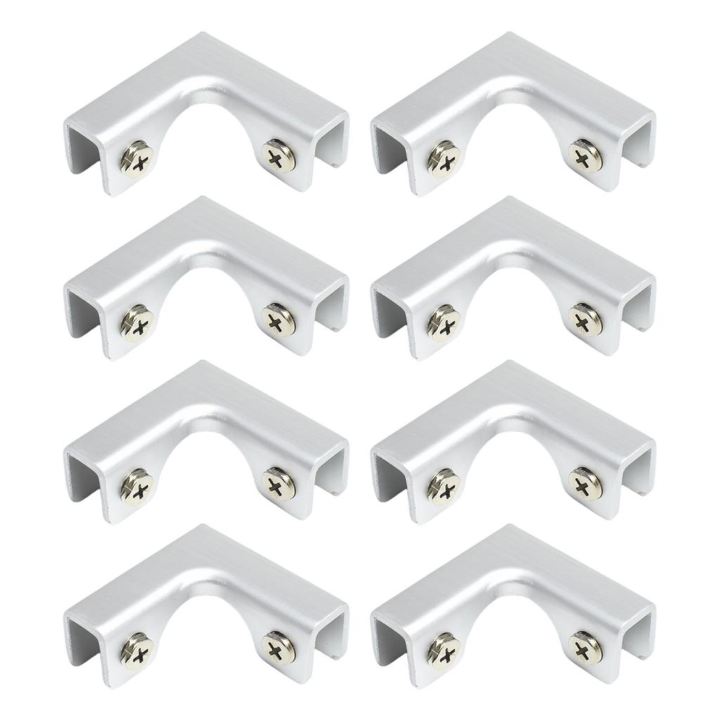 8pcs Tile Connector Clips Aluminum Corner Tile Joining Clip for Easy & Secure Tile Installation in Kitchens & Bathroom