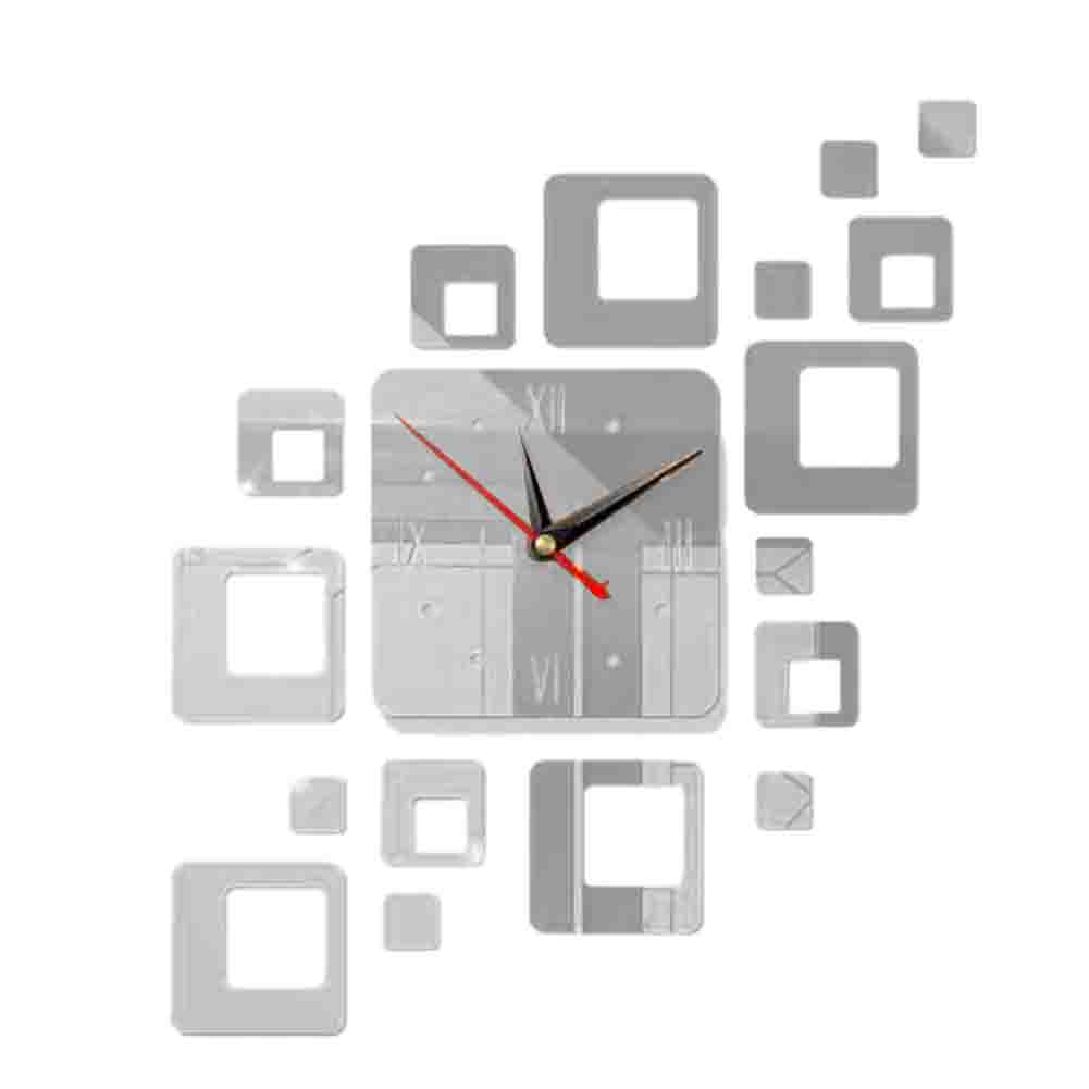 Wall Sticker Home Decoration Wall Crystal Mirror Clock