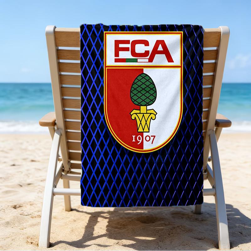 Augs-burg Wappen Strandtuch - Weiche, Saugfähige Mikrofaser, Leicht, Ideal für Den Strand, Partys, Reisen, Camping Fan Geschenke