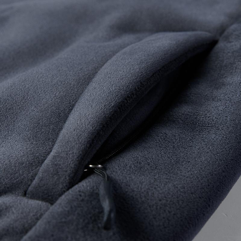 Men Fleece Suit Two-Piece Plus Velvet Winter Thick Warm Suit Male Lamb Velvet Suit Casual Tracksuit Plus Size 8XL