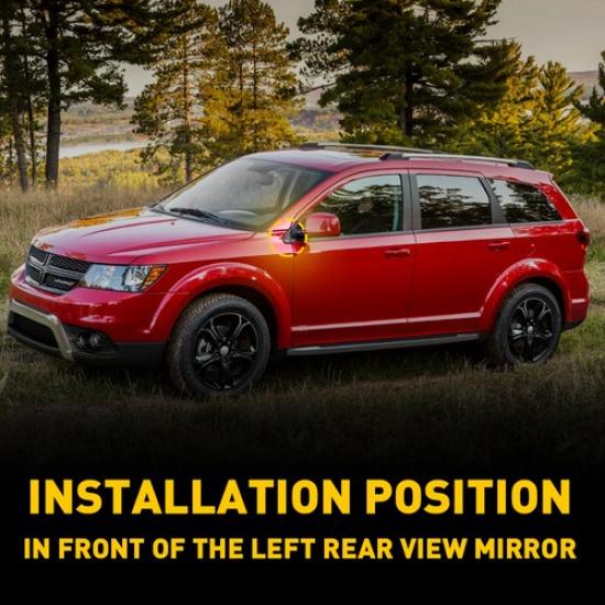 Front Driver Left Side Mirror Flag Molding for Dodge 2009- Journey 5178151AD