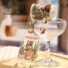 JIANWU Romantic Bohemian Series Vintage Plant Flower Character Material Collage PET Tape Creative DIY Journal Stationery