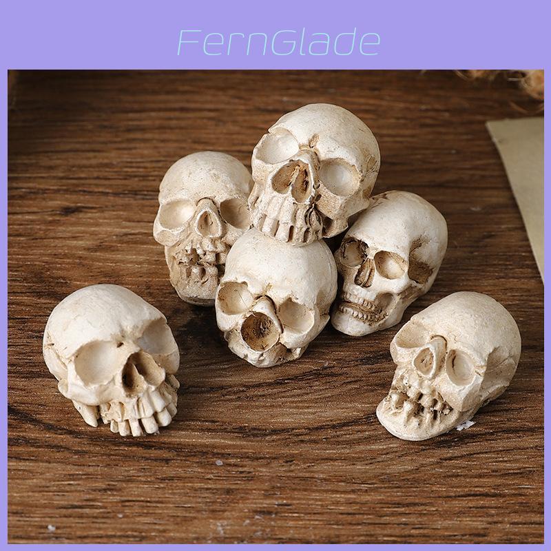 Halloween Skull Decor Miniature Resin Figurine For Party And Gift Giving