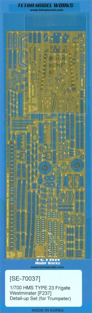 

Tetra Model SE Series British Type 23 Frigate HMS Westminster F237 Plastic Model Parts SE7037 1/700 (TR)