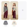 [Adjustable] Mini Bala Boys' and Girls' Pants 2025 Autumn New Product College Style Wide Leg Pants Pants
