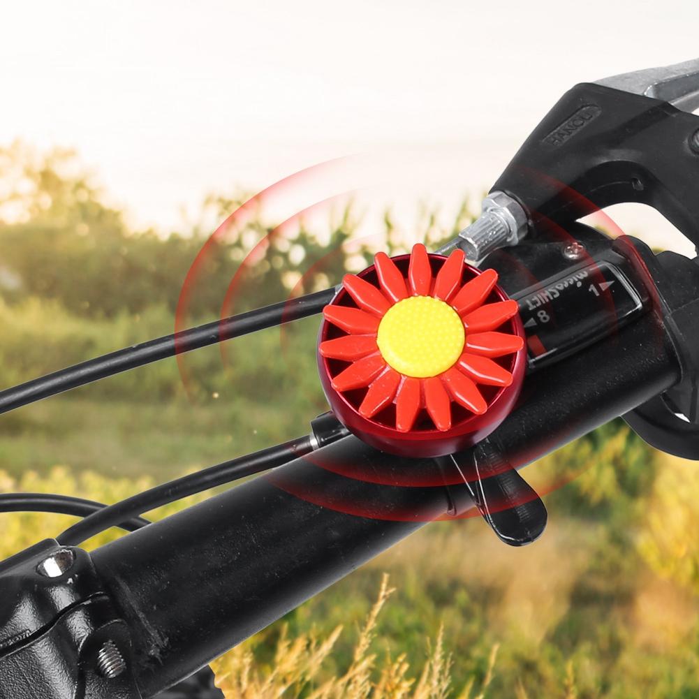 Quality     Bike Flower Decor   Cute Looking Clear Sound(red)