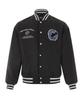 Offgrid Authentic Wappen Varsity Wool Padded Jacket - Grey