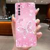 Coque Pour Realme 6 6i 6s 6 Pro Fleur Papillon Nœud Étuis Téléphone Realme6 6Pro 6S 6i Capa Silicone Souple TPU Transparent Gelée Housse