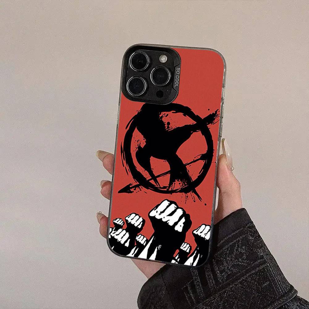 

T-The H-Hunger Games Colored Silver Frosted For IPhone Phone Case 17 16 15 14 13 12 11 Pro Max XR Plus Shockproof iPhone 16 pro