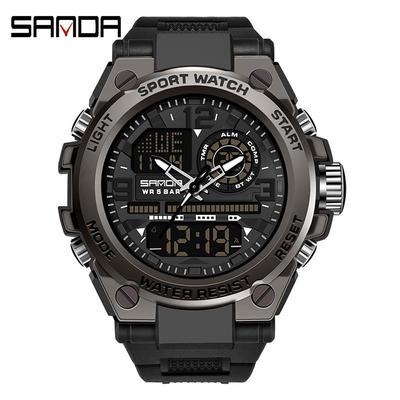 Trendige wasserdichte Outdoor-Sportuhr für Jugendliche - Multifunktionaler Alarm, Leuchtanzeige, Unisex