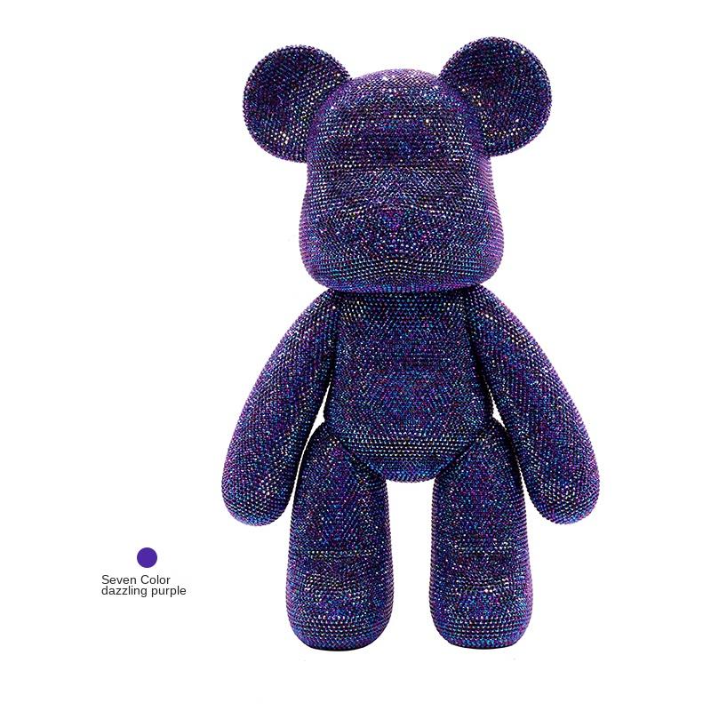 

Креативний 5D алмазний живопис Ведмідь Каваї Аксесуари Естетика Прикраса кімнати Статуя Стіл Подарунок ручної роботи Прикраса дому Height 18cm