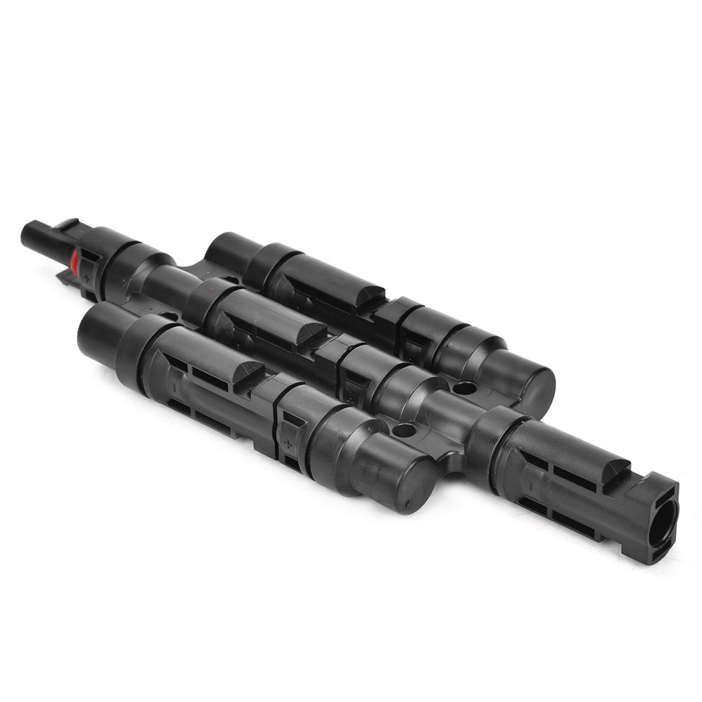 2 szt. 4-drożny adapter kabla solarnego 1 do 3 typu T Złącze adaptacyjne kabla panelu solarnego