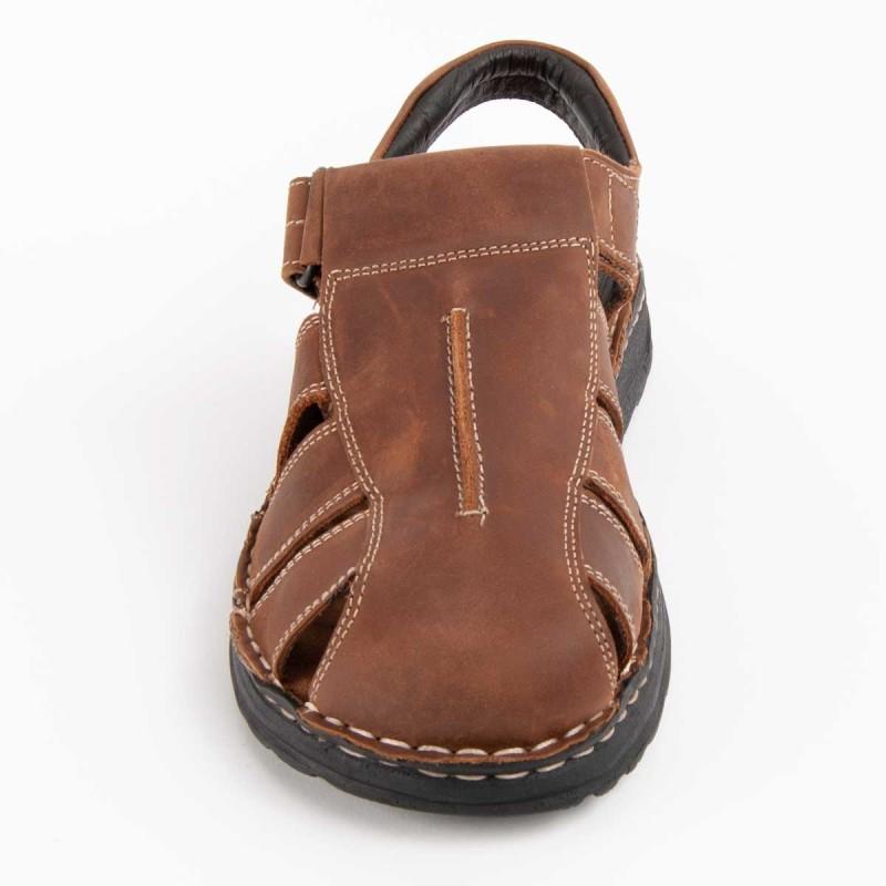 Sandalia De Piel Para Hombre. Purapiel Beira5 102727