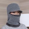 Breed Neck Warmer Fur Hat (Gray)/Fleece Winter Hat
