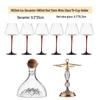 Handun European Style Plastic Wine Decanter & Glass Set