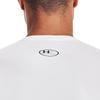 Under Armour Maglietta Fitness Performance Running e Allenamento Uomo Top Bianco 1361524-100