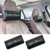 2pcs Carbon Fibre Car Seat Headrest Neck Pillows For 159 147 156 Giulietta GT Mito Brera Giulia Stelvio Accessories