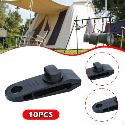 10 Heavy Duty Tarp Clamps, Tent Fixed Awning Thumb Screws for Tarps, Boat Covers And