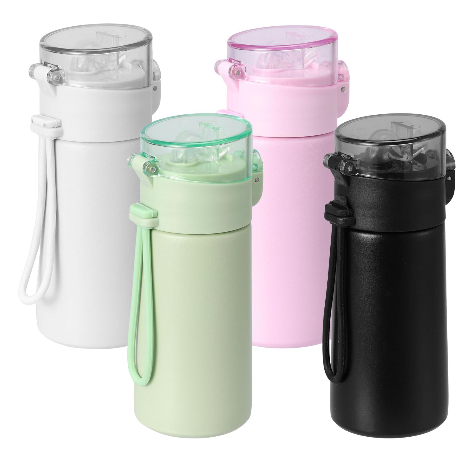 

4Pcs Small Stainless Steel Insulated Water Bottle with Straw 150 ml/250 ml Mini Travel Water Cup for Student School Office Milk