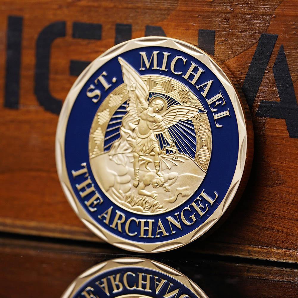 Michael of the United States, Archangel Challenge Coins, Commemorative Medals, Medals, Military Honor Medals, Metal Medals, Gifts