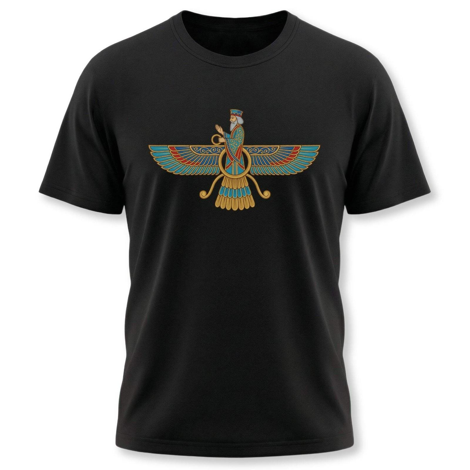 Faravahar Zoroastrian Winged Symbol T-Shirt S