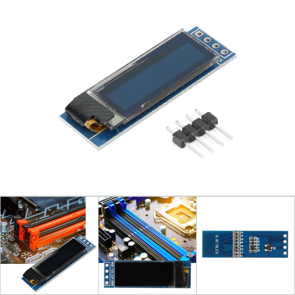 0.91in   Display Module IIC Interface 128x32 WhiteCelsiusBlue Display Module 3.3.5V