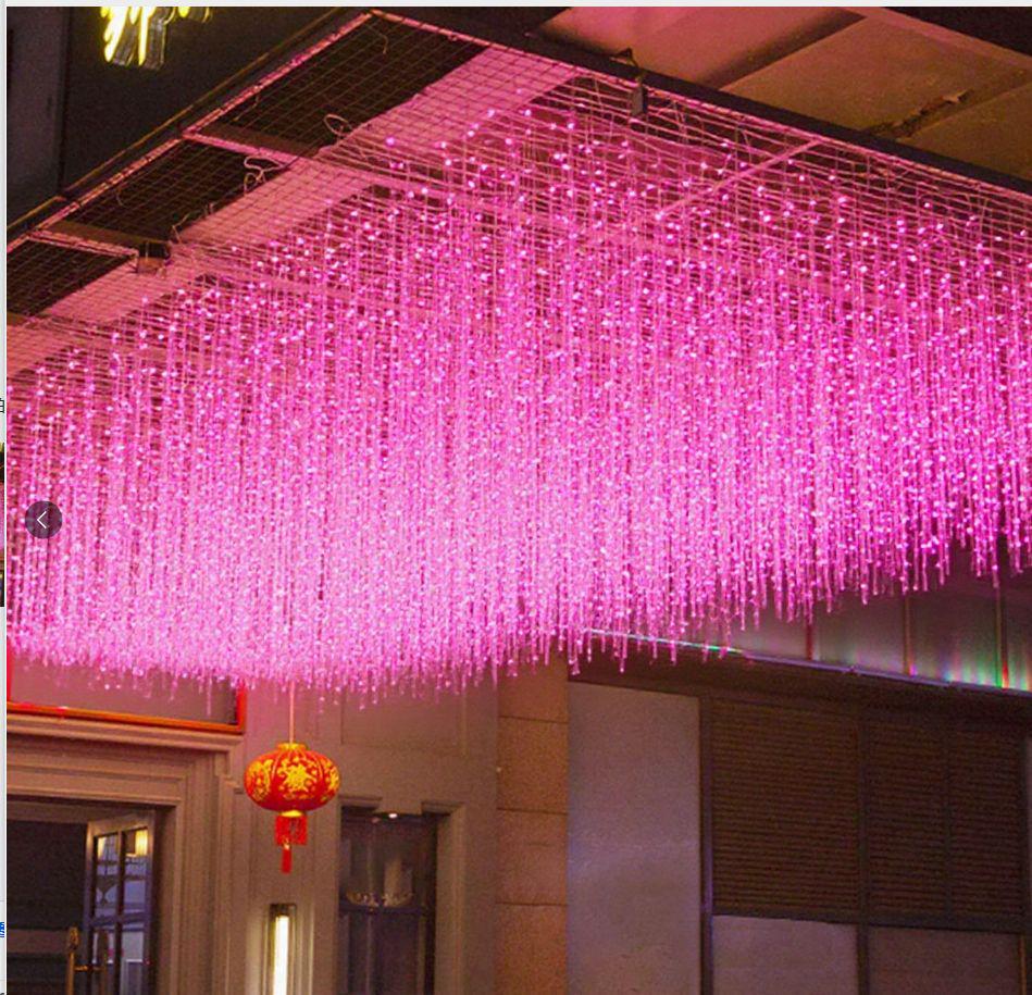 Outdoor LED Waterfall Icicle Lights - Starry Sky, Colorful & Waterproof for Christmas Decoration