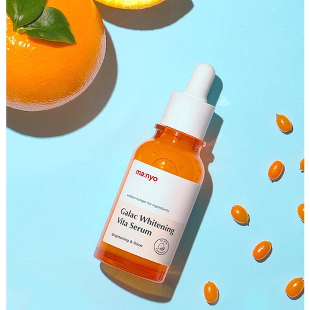 Manyo Factory Galac Whitening Vita Serum 50ml – Brightening & Dark Spot Care, Korean