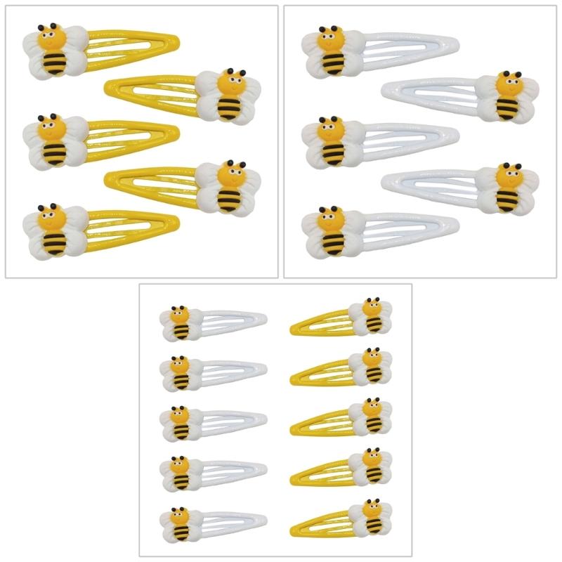 5pcs Soft Silicone Hairpins For Girls Slip Comfortable Party School