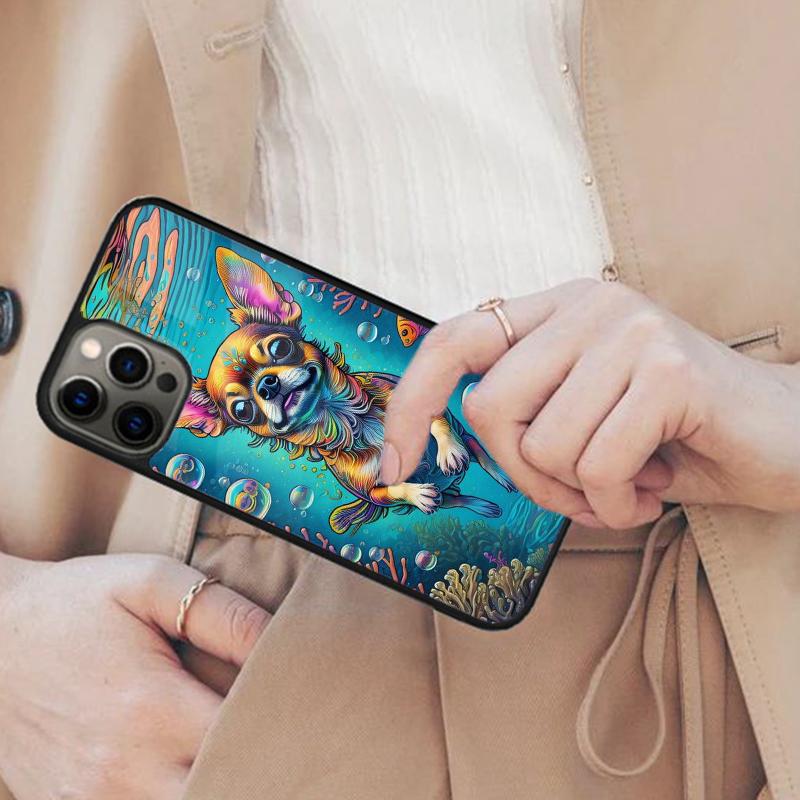 Cartoon Chihuahua Dog Magnetic Phone Case For APPLE iPhone 17 Air 16 14 13 12 Pro Max 15 Plus Wireless Charge With MagSafe Cover