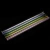 Reusable Straight Pyrex Glass Drinking Straw For Wedding Birthday Party 5 Colors