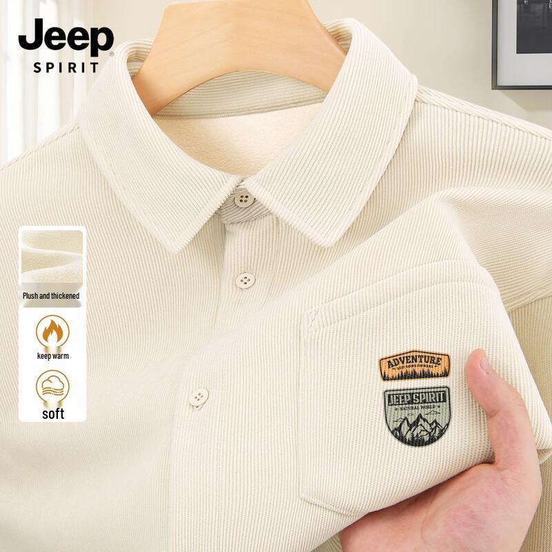 

JEEP SPIRIT Men s Corduroy Warm Shirt Jacket L