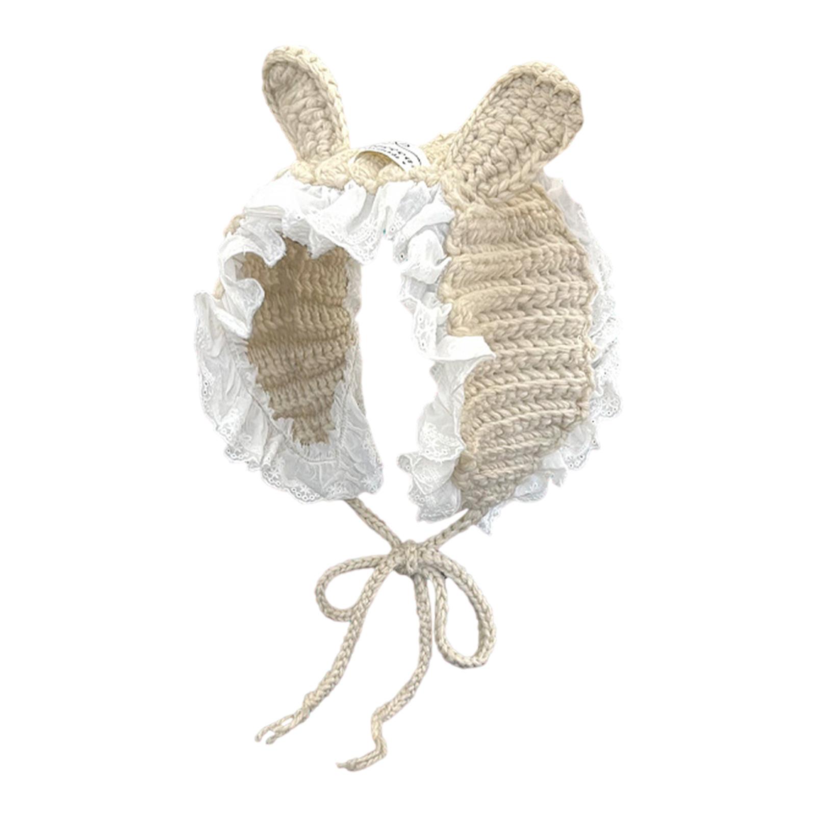 

Fashionable Winter Ear Muff Soft Knitted Ear Cover Cold Weather Ear Muffs for Fashionable Women and Girls бежевий