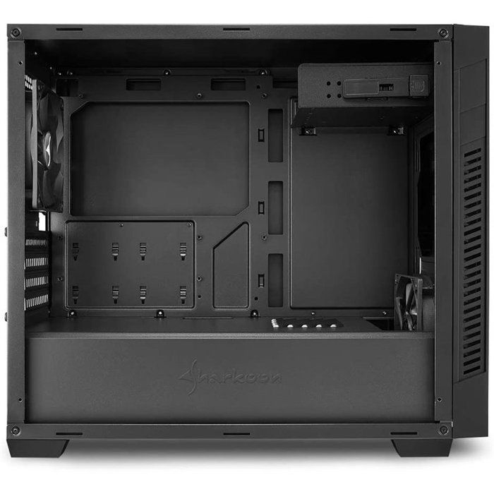 Boîtier PC - Sharkoon - S1000 - Micro ATX - Pas d'alimentation - Noir - USB/Audio