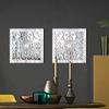 Farmhouse Style Wooden Wall Acrylic Mirror Wall Sticker Wall Decoration