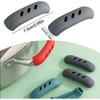 6Pcs 3 * 0.8'' Silicone Assist Handle Holder Grip, Cast Iron Skillet Handle Covers Heat Resistant, Non Slip Pot Grip Handle Sleeve, Hot Handle Holder
