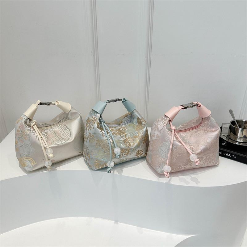 Elegant Chinese Style Handbag For Women 2024 Summer Embroidered Crossbody Bag