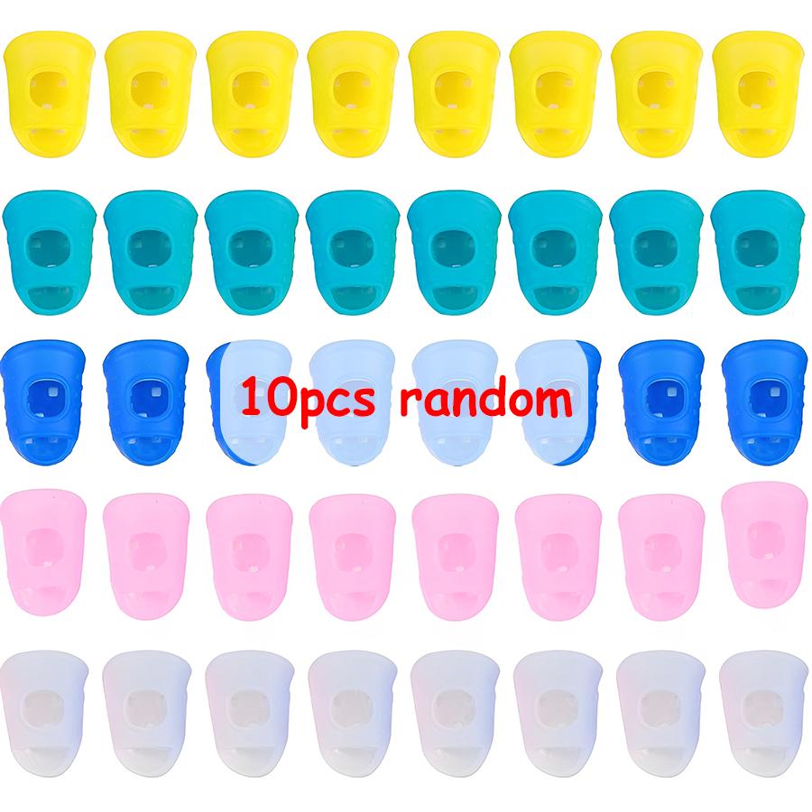 

10-40pcs Silicone Finger Protector Reusable Guitar Finger Sleeves for Bass Ukuless Beginner Stringed Instrument Accessories