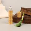 Flacone Roll-On in Bambù da 10 ml Tubo Vuoto Sfera Metallica Rullante Flaconi Ricaricabili Con Nappa Profumo Fai-da-te Lipgloss Contenitori Manuali